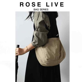 大容量 クロスボディ 韓国 ショルダー レディース　バッグ　カジュアル ROSE LIVE 2025 和風 シンプル ナイロン クロス ボディ スポーツ バッグ 通勤大容量 ショルダーバッグ