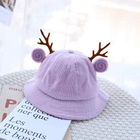 かわいい おしゃれ かぶりもの 帽子　うさぎ耳　かわいい 鹿の 角の 耳の コーデュロイ 漁師の 帽子 黄色の かわいい 子供用 洗面 器 幼稚園の 男の子と 女の子 親子