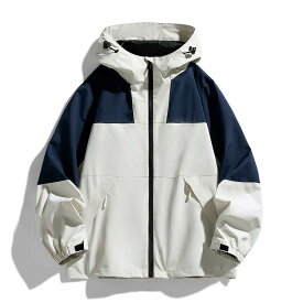春 メンズ レディース カップル プリーツ袖 防水 防風 防汚 ジャケット ワーク アウトドア コート 多用途 軽量 伸縮性 ミリタリースタイル トレンド
