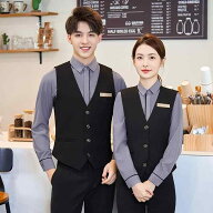 レストラン ウェイターウェア メンズ レディース ケータリング カフェ バー 料理店 作業服 仕事着 スタッ…