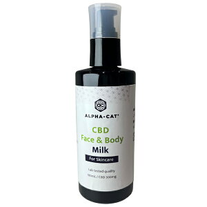 �y�����y/��������/���K�̔��X�zALPHA-CAT CBD Face & Body Milk 180mL