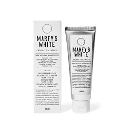 マーフィーズホワイト 歯磨き粉 日本製 ジェルタイプ ハミガキ粉 90g MARFY'S WHITE 歯科医開発 ホワイトニング 口臭ケア 研磨剤なし 発泡剤なし オーガニック 無添加 10代 20代 30代 40代 50代 60代 70代 80代
