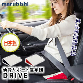 Marubishi 丸菱工業 仙骨サポート座布団 姿勢 骨盤 仙骨 サポート 尾てい骨 クッション 車 運転 運転席 後部座席 カークッション 健康 大人 日本製 ギフト プレゼント 20代 30代 40代 50代 60代 70代 80代