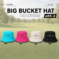 a85-2 秋 BIGサイズ バケットハット ハット 帽子キャップ ゴルフ 大きいサイズ 帽子 キャップ CAP GOLF