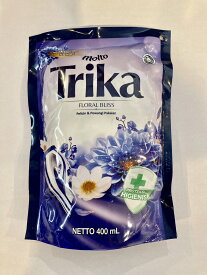 ◆インドネシア・バリ島のアイロンスプレー◆molto Trika FLORAL BLISS柔軟剤ではありません400ml詰替え用(molto・モルト）