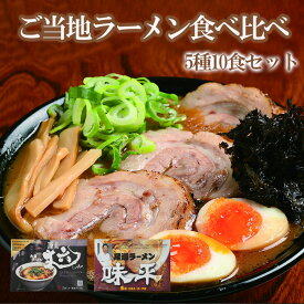 ご当地ラーメン食べ比べ5種10食セット(1) お試し キャンプ飯 アウトドア 登山 贈り物 ギフト プレゼント 常温保存 プレゼント 食べ比べ 誕生日 内祝い お返し お礼 御歳暮 お歳暮 お年賀 簡単 グルメ 名店