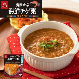 濃厚旨辛海鮮チゲ粥 180g レンジ対応 はくばく 韓国料理 おかゆ 常温保存 朝食 温まる 一人暮らし お見舞い 御中元 お中元 夏ギフト