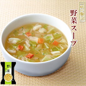 フリーズドライ スープ 野菜スープ 6.5g×10食セット（一杯の贅沢シリーズ）