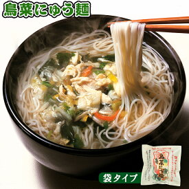 フリーズドライ 鳥菜にゅう麺 袋 66g×2袋（にゅうめん） 坂利製麺所