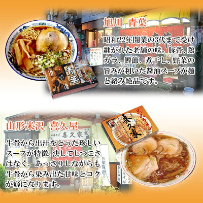 ご当地ラーメン激戦区東北・北海道の厳選6店舗12食セットお試しセット生麺銘店