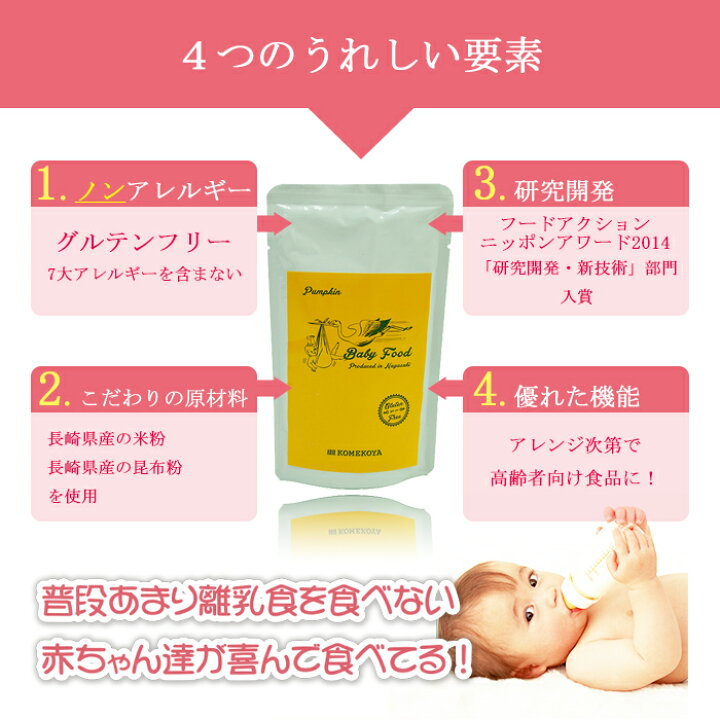楽天市場 米粉の離乳食 5ヶ月頃 7ヶ月ごろ 7食セット 無添加 ノンアレルギー ベビーフード 自然派ストアsakura 楽天市場 米粉の離乳食 5ヶ月頃 7ヶ月ごろ 7食セット 無添加 ノンアレルギー ベビーフード 自然派ストアsakura