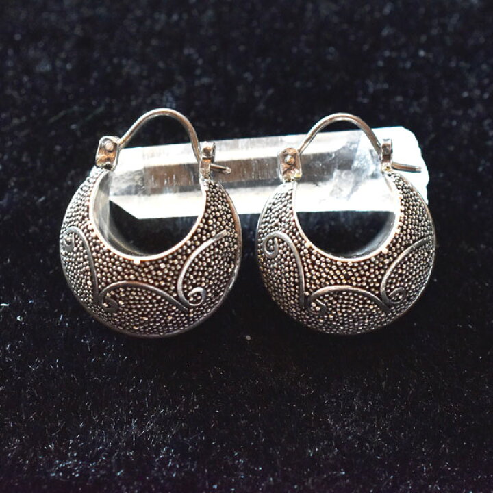 楽天市場】バリ島シルバーアクセサリー 銀線細 ピアス アンティーク 