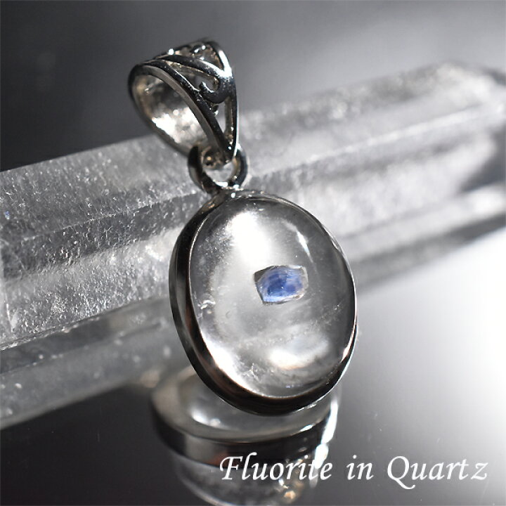 楽天市場】フローライトインクォーツ ペンダントトップ レアストーン  