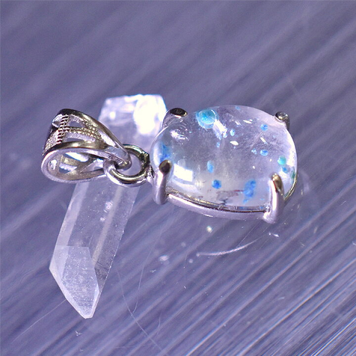 楽天市場】ギラライトインクォーツ ペンダントトップ 3.44ct パライバ 