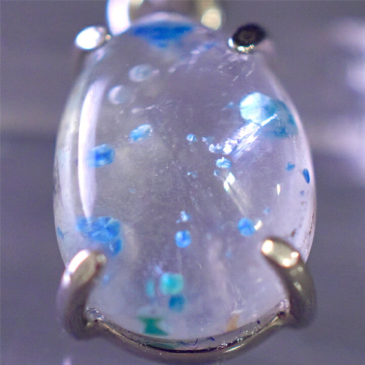 楽天市場】ギラライトインクォーツ ペンダントトップ 3.44ct パライバ 
