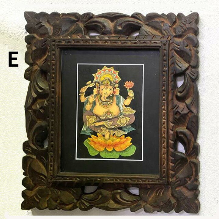 楽天市場】【春 新生活 インテリア セール中】 バリ風 バリ絵画 神獣の 