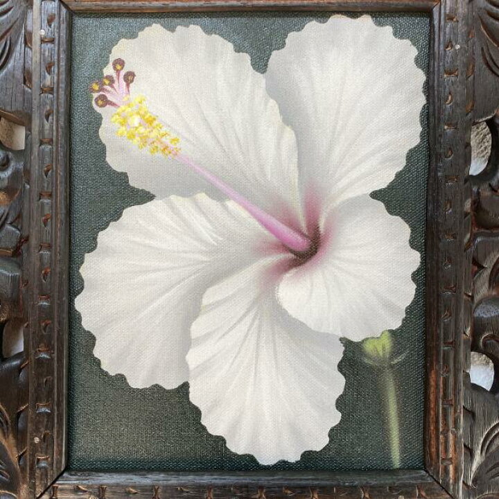楽天市場】【春 新生活 インテリア セール中】 バリ絵画 花の絵 