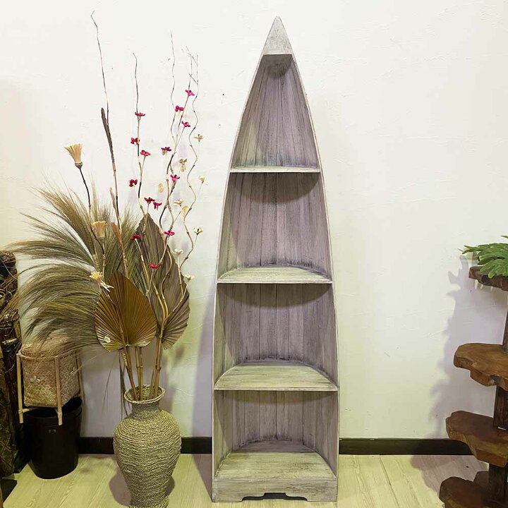 楽天市場】オープンラック 棚 4段 木製 白い家具 2色 白 茶 高さ195cm 