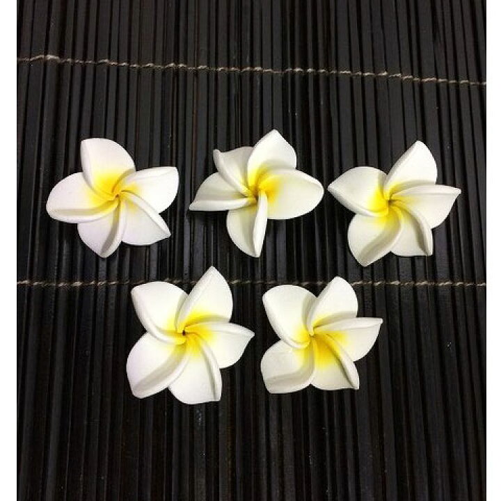 楽天市場 友だち追加で500円off スポンジフラワー プルメリア 白 Ss 4cm 5個1セット フェイクフラワー 花飾り アジアンインテリア 造花 アートフラワー 南国 スパ アジアン バリ雑貨 石材のクプクプ