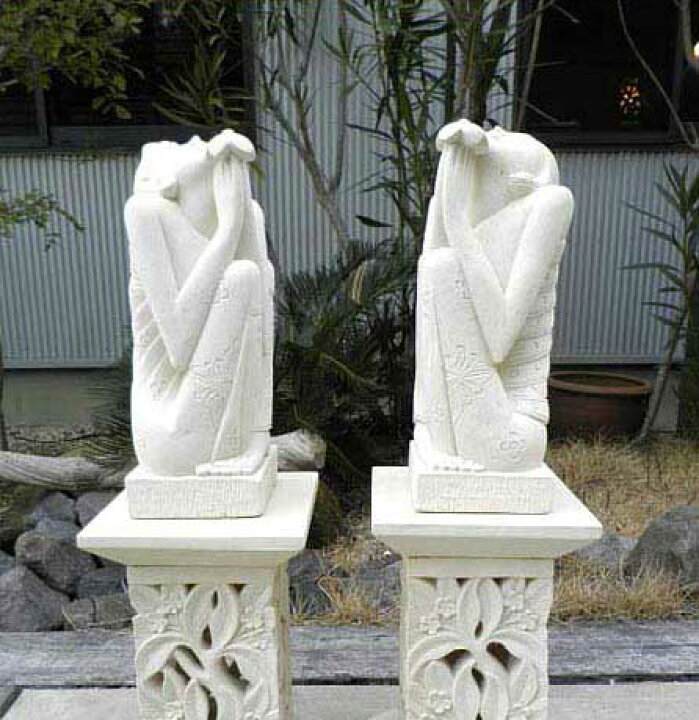 楽天市場】【販売価格102,000→51,000】 sale バリ島 石像 カップル像 