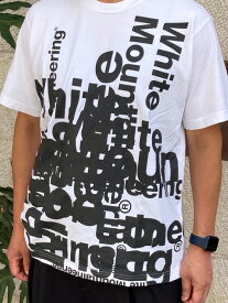 WhiteMountaineering　OVERLAP LOGO T-SHIRT　WM2373510　ホワイトマウンテニアリング　オーバーラップ　ロゴTシャツ