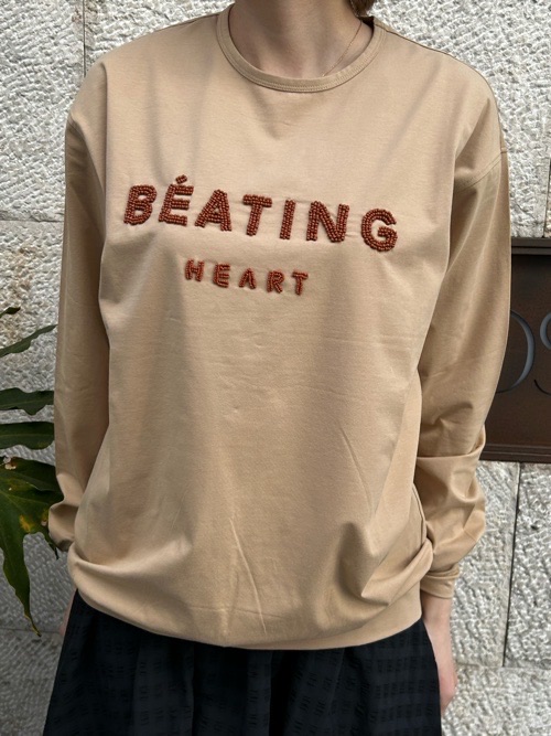 楽天市場】BEATINGHEART ビーティングハート ビーズロゴ ロングTシャツ