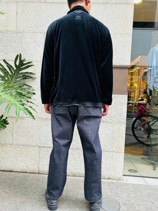 楽天市場】WhiteMountaineering WM×UMBRO ベロア ブルゾン BLACK 