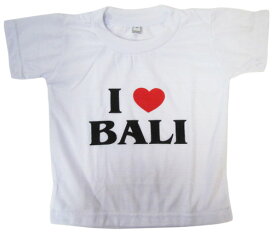 子供用 I LOVE BALI Tシャツ＆パンツセット95（3歳）【バリ・アジアン雑貨バリパラダイス】