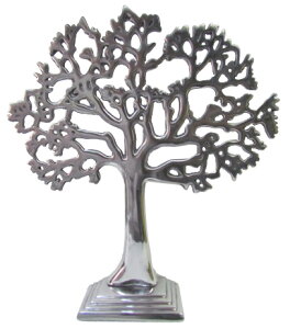 シルバーオブジェサンゴツリー横幅30【バリ・アジアン雑貨  バリパラダイス】