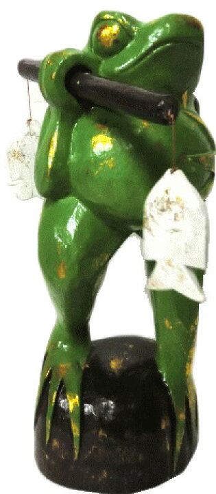 楽天市場 天秤魚を持ったｇｏｌdyなカエル 魚白 バリ アジアン雑貨バリパラダイス バリ アジアン雑貨バリパラダイス