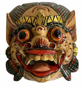 バロンお面マスク Lナチュラル【バリ・アジアン雑貨バリパラダイス】