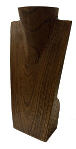 【アウトレット】木製胸像30ブラウン【バリ島直輸入】アジアン/ハンドメイド/ネックレススタンド/アクセサリースタンド/マネキン/ジュエリ−スタンド/ディスプレイ/展示//天然木/ショップ