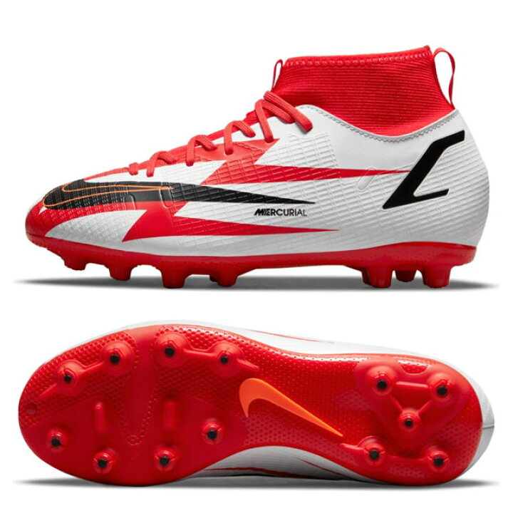 楽天市場 39 Off ナイキ サッカー スパイク ジュニア マーキュリアル スーパーフライ 8 アカデミー Cr7 Hg レッド 土 Nike21q2 Db2673 600 Ballclub 楽天市場店