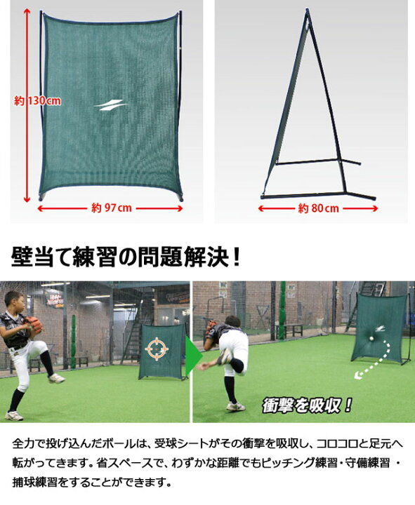 楽天市場】【フィールドフォース】 壁ネット ピッチング練習 投球練習 