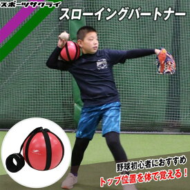 【フィールドフォース】 スローイングパートナー 野球 投球練習 ピッチング練習 フォーム矯正 自主練習 トレーニングボール FSLP-18