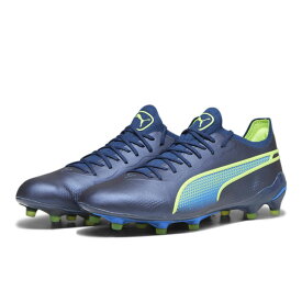 58％OFF！ プーマ サッカースパイク プーマ キング アルティメット FG/AG (LONG PILE) ペルシアンブルー 天然芝 人工芝 【PUMA2023Q4】 107563-04