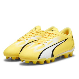 42％OFF！ プーマ サッカースパイク ジュニア ウルトラ プレイ HG/AG + Mid Jr イエローブレイズ 土 人工芝 【PUMA2023Q5】 107531-04