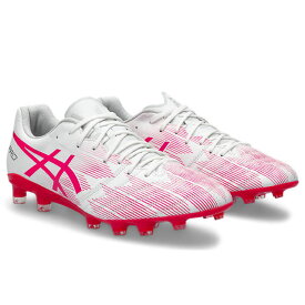 アシックス サッカースパイク DSライト X-FLY PRO 2 LIMITED ホワイト ピンクグロー 土 人工芝 天然芝 【asics2024Q1】 1101A067-100