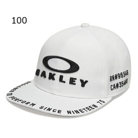 オークリー 帽子 キャップ Oakley Flat Brim Cap 24.0 野球 スポーツウェア ブラック ホワイト ネイビー アクセサリー FOS901713