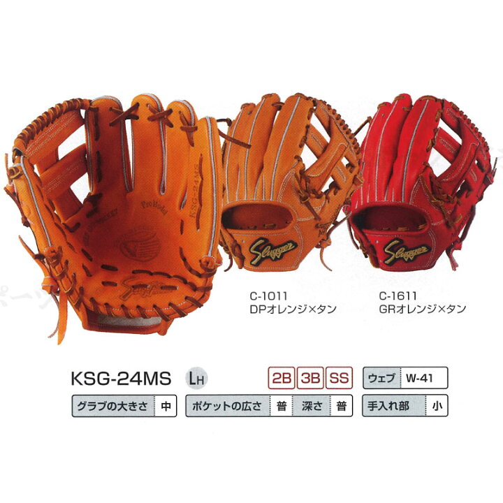 楽天市場】久保田スラッガー 硬式グラブ セカンド・サード・ショート用 