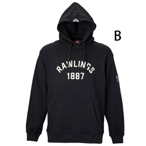 ローリングス 裏毛スウェット プルオーバー フーディー Rawlings2025FW 野球 トレーニングウェア パーカー 一般 大人 AOS15F13