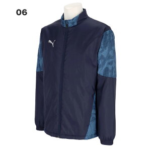 プーマ サッカー フットサル TEAMCUP パデット ウーブン ジャケット ウインドブレーカー フルジップ 撥水 防風 中綿 660402