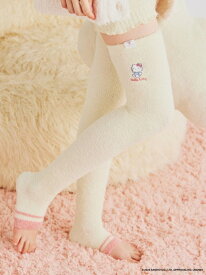 ハローキティもこもこ着圧ナイトオーバーニーソックス Ballelite バレリット 靴下・レッグウェア 靴下【先行予約】*[Rakuten Fashion]