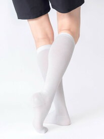 着圧メディカルハイソックス(一般医療機器) Ballelite バレリット 靴下・レッグウェア 靴下 グレー ブラック ホワイト【先行予約】*[Rakuten Fashion]