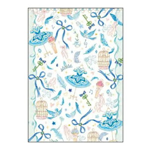 バレエ 文房具 たけいみき A5ノート フロリナ王女と青い鳥 157851 水彩 イラストレーター バレエ 鉛筆 文具 バレエグッズ バレエ雑貨 バレエ発表会 プレゼント バレエ発表会プレゼント