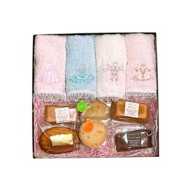 バレエ お菓子 A レース タオル 4枚セット チュチュ トウシューズ 刺繍 衣装 バレエ 発表会 プレゼント クッキー フィナンシェ ギフト 記念品 バレリーナ 人気 おすすめ おしゃれ かわいい 子供 大人 日本製 楽屋見舞い バリエーション Ballet Ballerina
