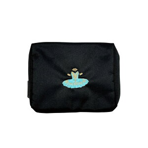 【クーポンあり】 バレエ スクエア ブルーグリーン ポーチ バレエ 発表会 プレゼント バレリーナ バレエ メイク ポーチ おすすめ おしゃれ かわいい 人気 記念品 ギフト 子供 大人 ballet