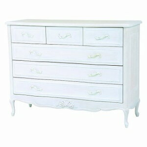 チェスト RCH-1361AW HAMPTON ハンプトン シリーズ アンティークホワイト メーカー直送 姫家具 おしゃれ おすすめ かわいい白家具