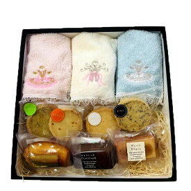 【お買い物マラソン ポイント2倍】バレエ おまかせハンドタオルセット バレリーナ 焼き菓子7個 バレエ発表会プレゼント ハンドタオルセット 発表会 プレゼント ギフト ハンドタオル プチギフト お祝い