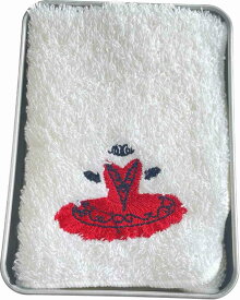 【1/9 20:00〜15日マラソン ポイント2倍】ハンドタオルギフトボックスセット バレリーナ レッド バレエ バレエ発表会プレゼント ハンドタオルセット 発表会 プレゼント ギフト ハンドタオル プチギフト お祝い